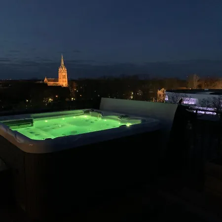 Sea View Penthouse Terrace Old Town Lägenhet Palanga