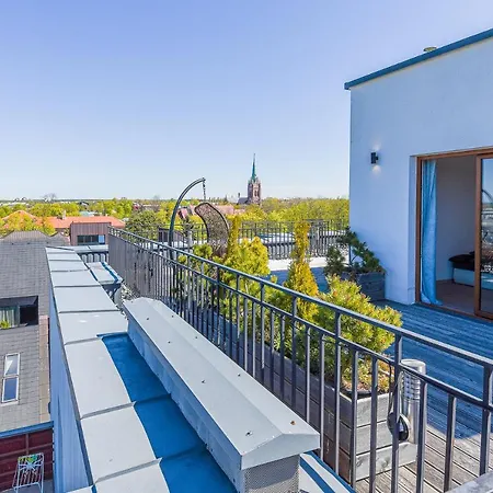 Sea View Penthouse Terrace Old Town Appartement