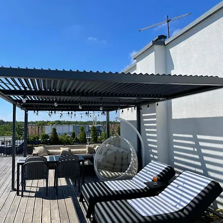 Sea View Penthouse Terrace Old Town Апартаменты Паланга