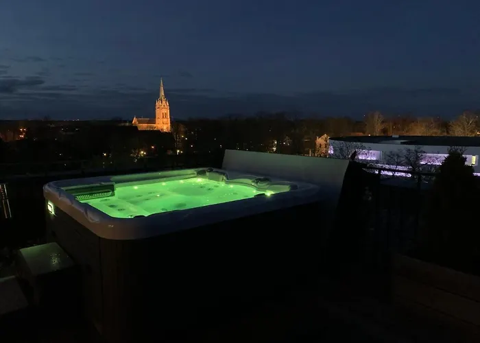 Sea View Penthouse Terrace Old Town Apartment Palanga