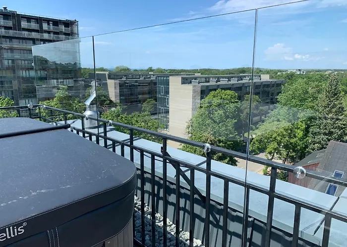 Sea View Penthouse Terrace Old Town * Palanga