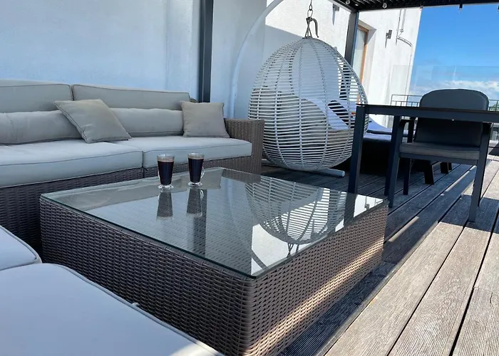 Daire Sea View Penthouse Terrace Old Town