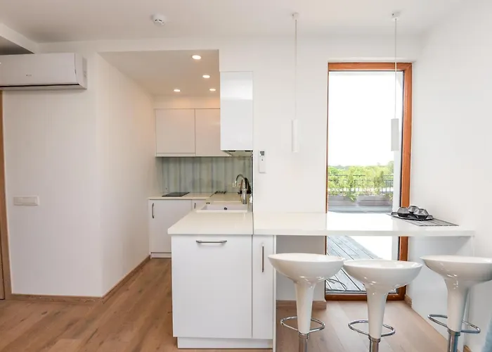 Sea View Penthouse Terrace Old Town Daire